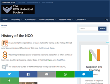 Tablet Screenshot of ncohistory.com